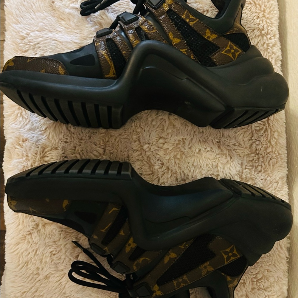 Louis Vuitton Archlight Sneakers - Brown & Black-Women’s Size EU 39 - Picture 5 of 7